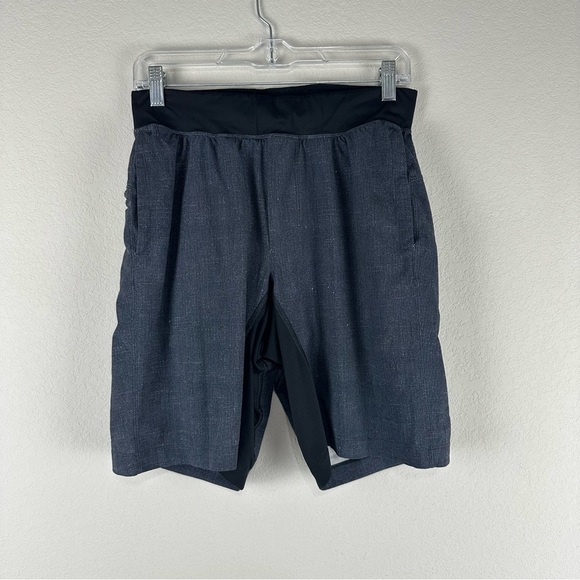 Lululemon Men’s Gray Black T.H.E. Athletic Athleisure Shorts Size Small - Picture 1 of 6